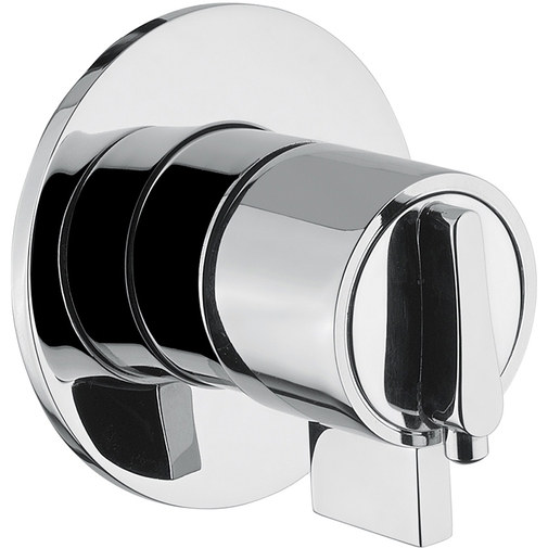 Mitigeur thermostatique de douche à encastrer chromé de style moderne - Kobuk, Rubinetteria Bugnatese