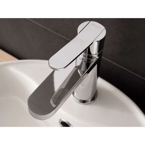 Modern basin mixer, without waste, 150mm long spout - Trend, Zazzeri