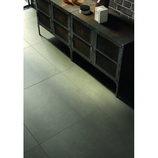 Modern cement-effect porcelain stoneware Mud 75.5x151cm - Beton, Casalgrande Padana