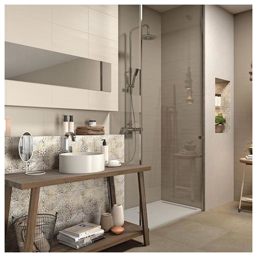 Modern ceramic wall tile, sand beige, 25x38 cm - Neutral, Marazzi