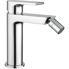 Modern chromed brass bidet mixer - Simple, Rubinetteria Bugnatese