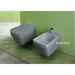 Modern design matt cement rimless suspended toilet - Baden Baden, Simas