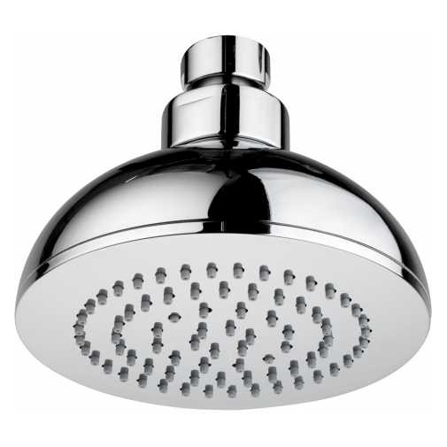 Modern round shower head 10 cm, universal connection - Rondo, Bossini