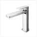 Modern style chromed basin mixer height 19.5 cm - Teo, Geda