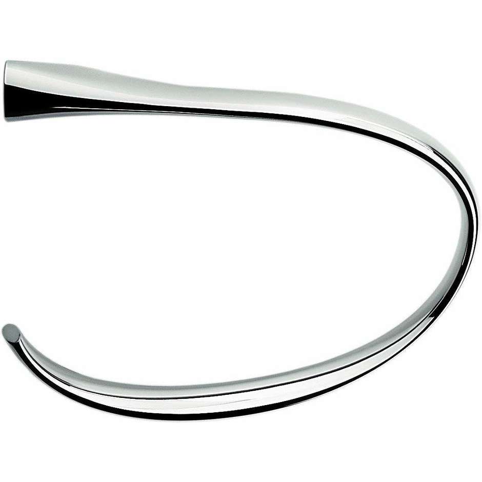 Modern style chromed ring towel holder - Basic, Colombo Design