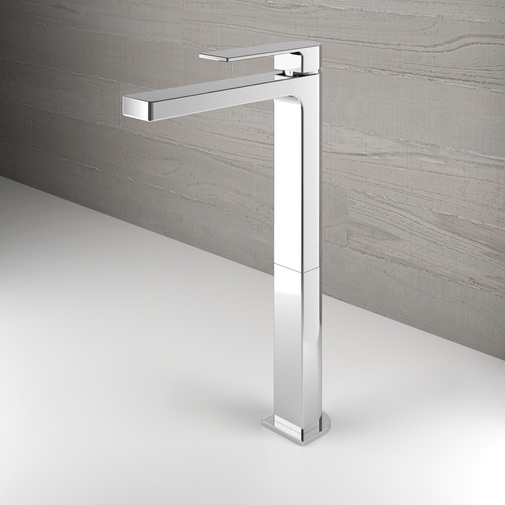 Modern style high chromed basin mixer height 33 cm - Teo, Geda