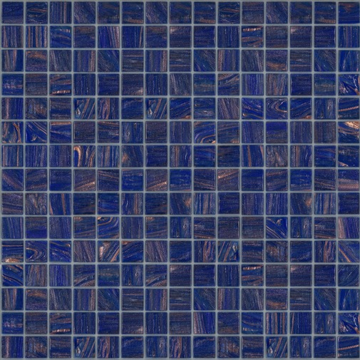 Mosaic in blue glass paste 20.30 - Gems, Bisazza