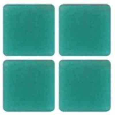 Mosaico a tessere piccole petrolio chiaro brillante 12.87, con kit installazione - Opus romano, Bisazza