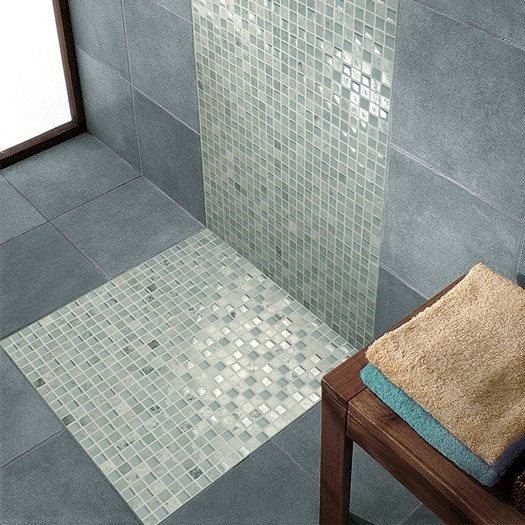 Doccia A Pavimento Mosaico.Mosaico Topkapi Acqua Di Boxer Foglio 30x30 Cm Vetro E Onice Da Rivestimento E Pavimento