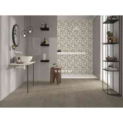 Mosaico da rivestimento esagonale lucido colori misti, Beige Mix Hot, 30x30 cm - Smooth, Dom Ceramiche