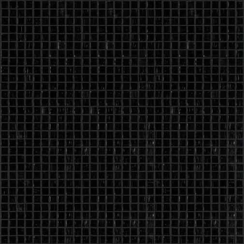Mosaico di vetro a tessere piccole nero 10.77, con kit installazione - Smalto, Bisazza
