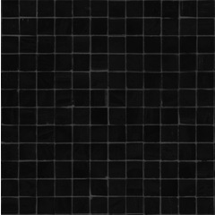 Mosaico di vetro tradizionale, nero 25.77, con kit installazione - Vintage, Bisazza