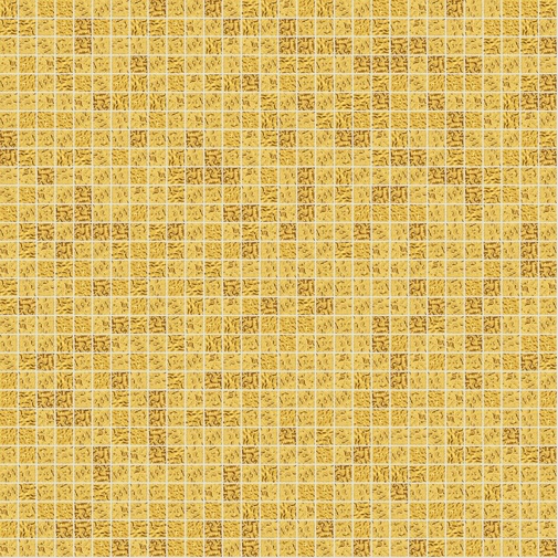 Mosaico foglia d'oro giallo tessere 1x1 cm, bisellato a rilievo, con kit installazione, 10.1 - Oro Bis, Bisazza
