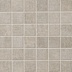 Mosaico gres porcellanato rete effetto tessuto Taupe, 30x30 cm - Tweed, Dom Ceramiche
