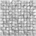 Mosaico in alluminio spazzolato effetto hi-tech 30,5x30,5 cm - Alushade, Boxer
