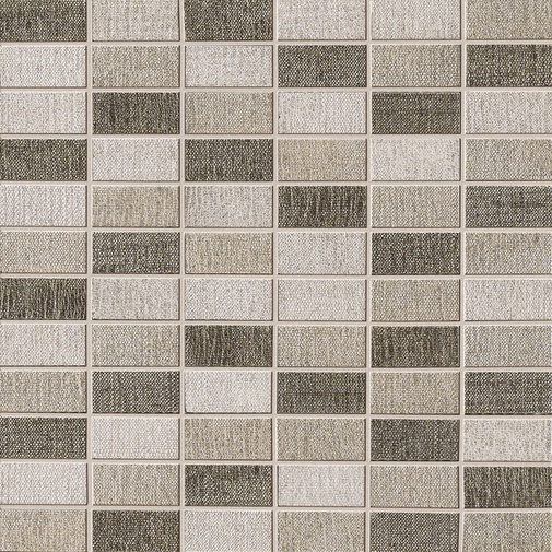Mosaico in gres porcellanato design muretto, Cold, 30x30 cm - Tweed, Dom Ceramiche