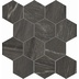 Mosaico in gres porcellanato esagonale, Smoke 35x37,5 cm - Comfort S, Dom Ceramiche