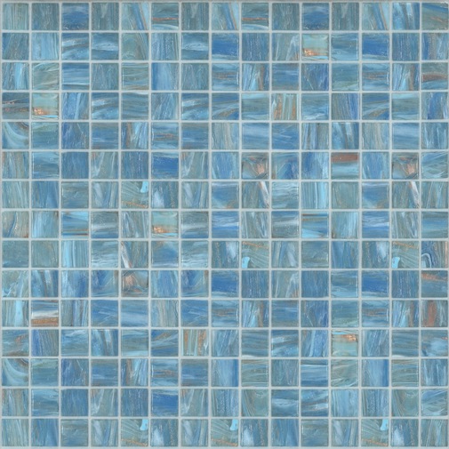 Mosaico in pasta di vetro azzurro 20.50 - Gemme, Bisazza