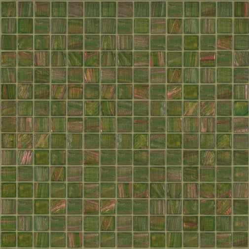 Mosaico in pasta di vetro verde 20.80 - Gemme, Bisazza