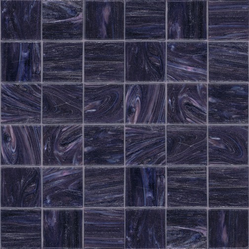 Mosaico in pasta di vetro viola 50.53 tessere 5x5 cm con kit installazione  - Gemme, Bisazza