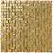Mosaico in vetro, marmo e lamina d'oro 30x30 cm da rivestimento - Eldorado, Boxer