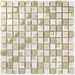 Mosaico innovativo in marmo, vetro e plastica riciclata, Sand 30x30 cm - Eclipse Glass, Boxer