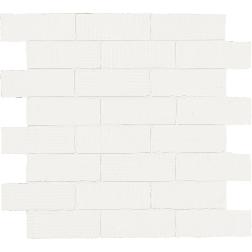 Mosaico muretto, Bianco Brick, 33,3x33,3 cm - Comfort G, Dom Ceramiche