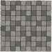 Mosaico pietra basaltina su rete in fogli 32x32 cm, Carbon -  Multieffect Mosaic, Boxer