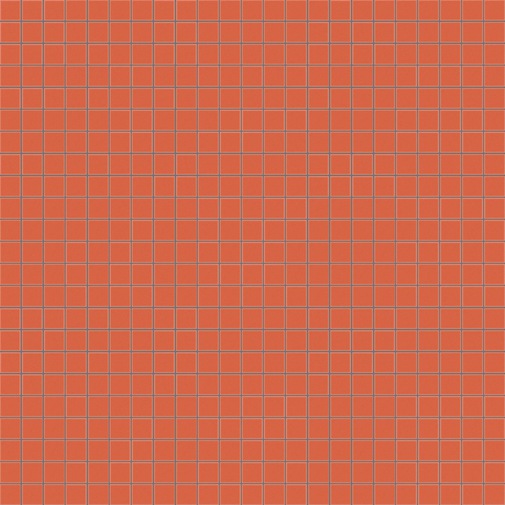 Mosaico tessere 12x12mm arancio brillante 12.47 kit installazione - Opus romano, Bisazza