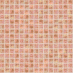 Mosaico vetro effetto madreperla ondulato rosa con kit installazione, GW04 - Glow, Bisazza