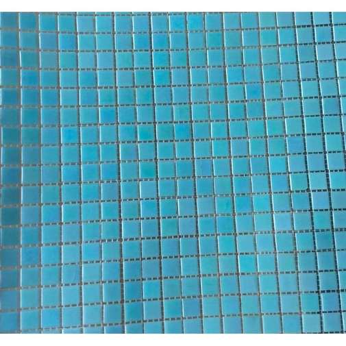 Mosaico Vetroso 32,5x32,5 cm Azzurro GA 11, Tessere 1,5x1,5 cm - Ermes