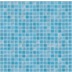 Mosaico vetroso azzurro opaco, tessere 1,5x1,5 cm, con kit installazione, OP 15.01M - Opera, Bisazza