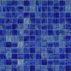 Mosaico vetroso blu, tessere 2,5x2,5 cm, OP 25.02 - Opera, Bisazza