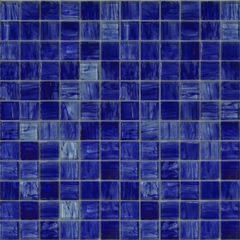 Mosaico vetroso blu, tessere 2,5x2,5 cm, OP 25.12 - Opera, Bisazza