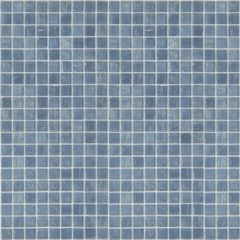 Mosaico vetroso grigio/azzurro, tessere 1,5x1,5 cm, con kit installazione, OP 15.03 - Opera, Bisazza