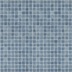 Mosaico vetroso grigio/azzurro, tessere 1,5x1,5 cm, Opera 15.03 Bisazza