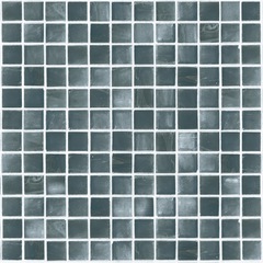 Mosaico vetroso grigio opaco, tessere 2,5x2,5 cm, con kit installazione OP 25.4M - Opera, Bisazza	