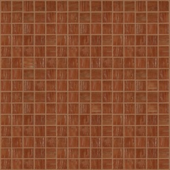 Mosaico vetroso marrone 20.28 con kit installazione - Smalto, Bisazza