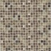 Mosaico vetroso marrone, tessere 1,5x1,5 cm, con kit installazione OP 15.35 - Opera, Bisazza