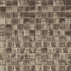 Mosaico vetroso marrone, tessere 2,5x2,5 cm, OP 25.35 - Opera, Bisazza