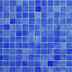 Mosaico vetroso su rete, Blu elettrico 508, 31,62x31,62 cm - Vidrepur