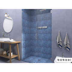 Mosaico vetroso su rete, Blu elettrico 508, 31,62x31,62 cm - Vidrepur