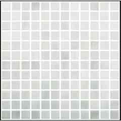 Mosaico vetroso su rete, Grigio chiaro 514, 31,62x31,62 cm - Vidrepur