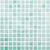 Mosaico vetroso su rete, Verde Caribe 503, 30x30 cm - Vidrepur