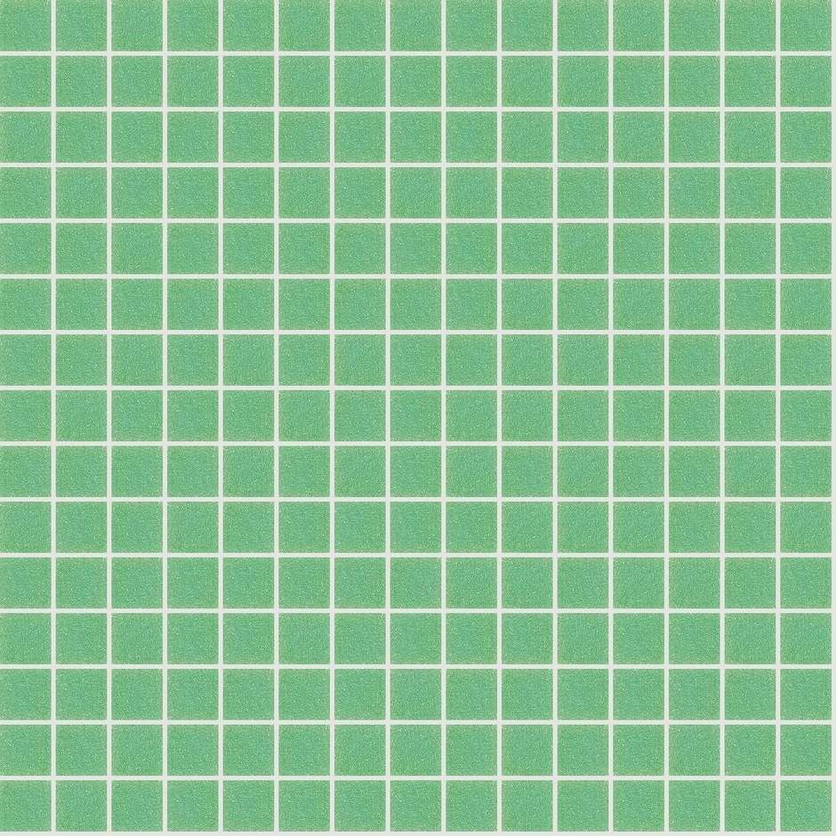 Mosaico vetroso verde 20.38, con kit installazione - Vetricolor 20, Bisazza