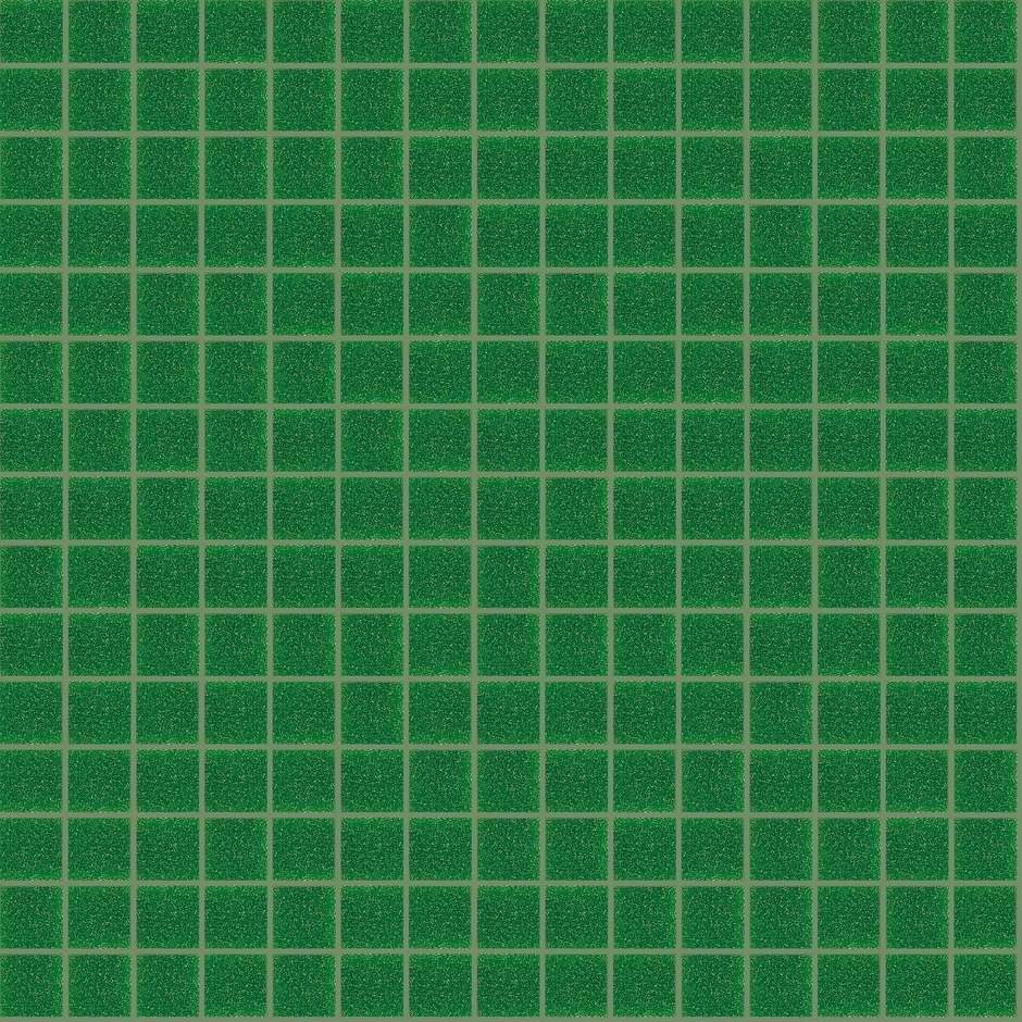 Mosaico vetroso verde 20.68, con kit installazione - Vetricolor 20, Bisazza