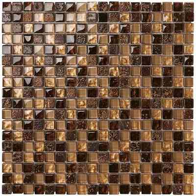 Mosaik aus Glas und Marmor, Rosato 30x30 cm, für Wände - Eldorado, Boxer