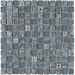 Mosaik aus grauem Marmor und getrommeltem Glas 30x30 cm - Tical, Boxer