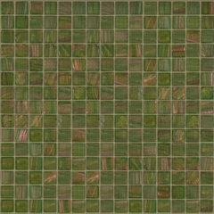 Mosaik aus grüner Glaspaste 20.80 - Edelsteine, Bisazza