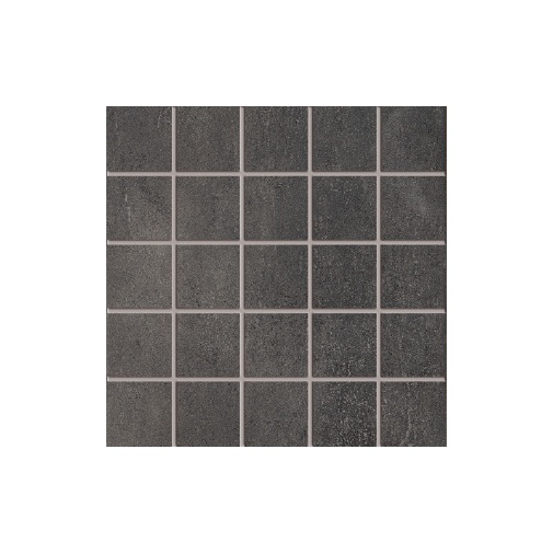 Mosaik aus natürlichem Feinsteinzeug, Schwarz, 30x30 cm - Stein Luni, Dom Ceramiche